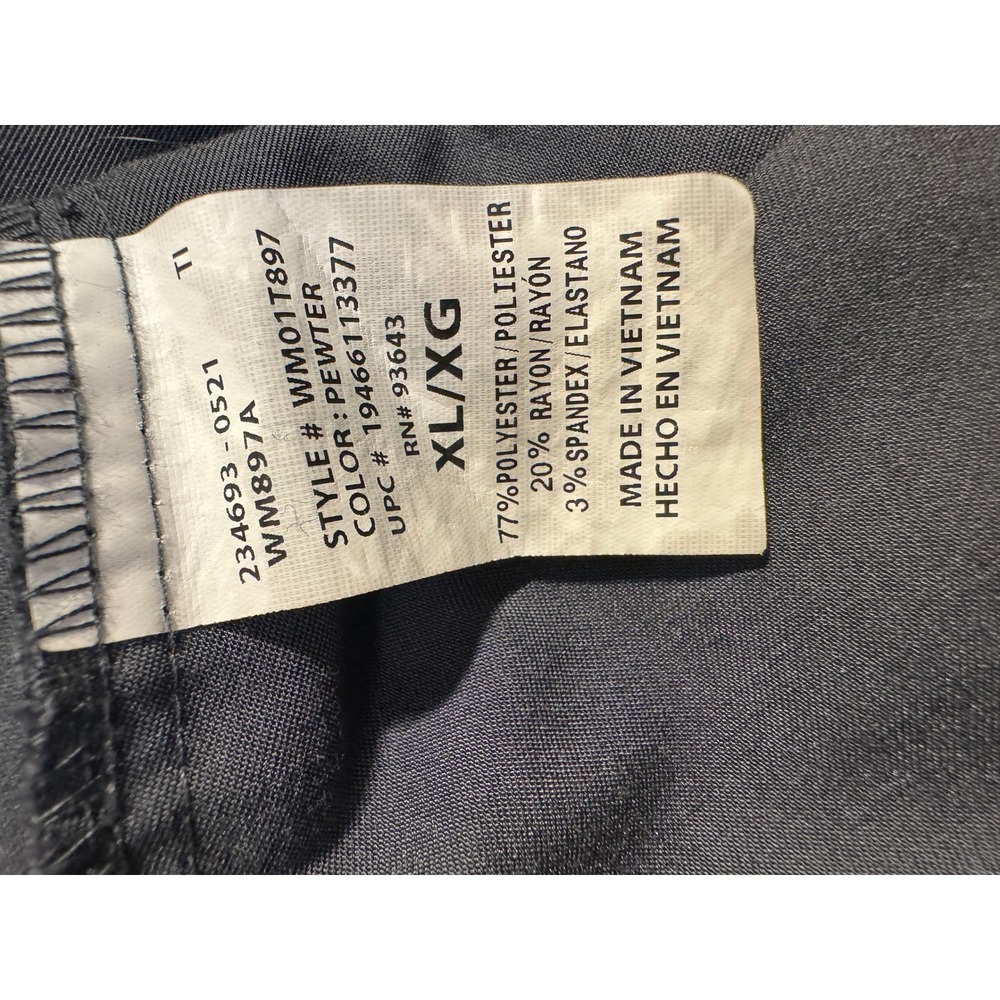 ScrubStar Ultimate Grey Scrub Top V-Neck Short Sleeve Workwear Uniform Top XL‎ - Picture 8 of 8
